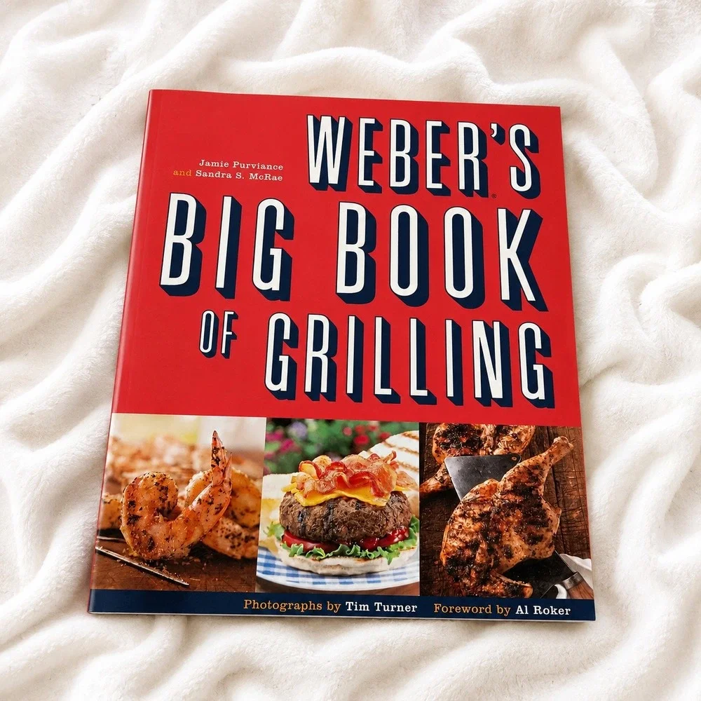 Weber‎ Big Book of Grilling Cookbook 350+ BBQ Recipes Burgers Steak Fish Chicken